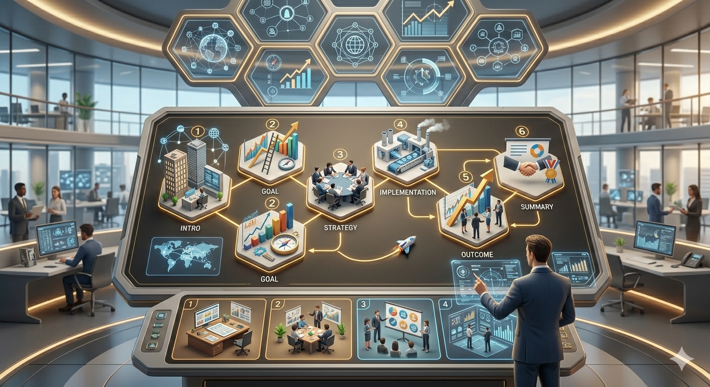Corporate training template preview