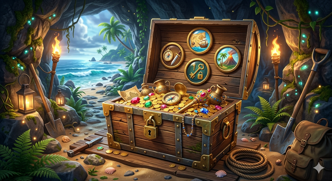 Treasure Hunt template preview
